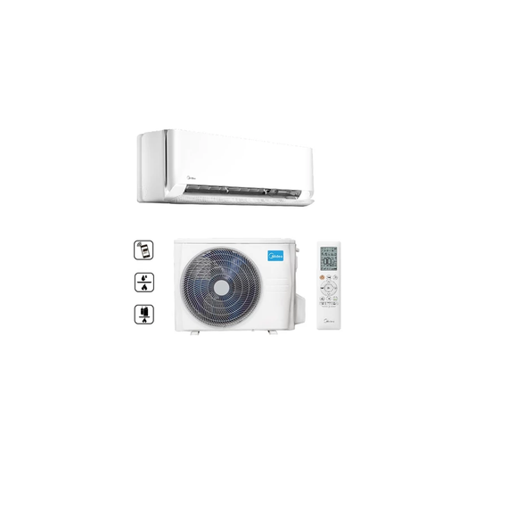 Midea Breezeless E MCB-24-SP oldalfali split klíma csomag 7,1 kW